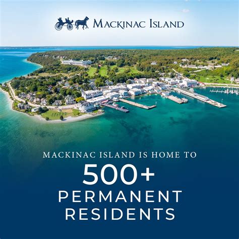 how many people live on mackinac island